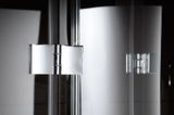Gelco Legro - Štvrťkruhová sprchová zástena dvojkrídlová, 1000x1000 mm, Coated Glass, číre sklo