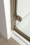 Gelco Antique - Sprchové dvere otočné 800 mm, ľavé, Coated Glass, číre sklo