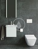 Duravit Viu - Závesné WC, Rimless, biela