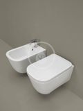 Sapho Kerasan Tribeca - Závesné WC, Rimless, biela