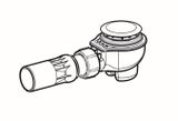 Geberit Príslušenstvo - Sprchová odpadová súprava d52, s krytom odpadového ventilu, chróm