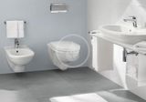 Villeroy &amp; Boch O.novo - Závesné WC Compact s doskou SoftClosing, DirectFlush, alpská biela
