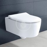 Villeroy &amp; Boch Avento - Závesné WC s doskou SoftClosing, DirectFlush, CeramicPlus, alpská biela
