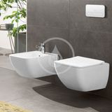 Villeroy &amp; Boch Venticello - Závesné WC s doskou SoftClosing, DirectFlush, alpská biela