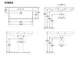 Villeroy &amp; Boch Avento - Umývadlo nábytkové 1000x470 mm, s prepadom, otvor na batériu, alpská biela