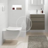 Villeroy &amp; Boch Venticello - Závesné WC s WC doskou SoftClosing, DirectFlush, CeramicPlus, alpská biela