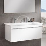 Villeroy &amp; Boch Venticello - Umývadlo nábytkové, 1200x500 mm, s prepadom, 2 otvory na batériu, CeramicPlus, alpská biela