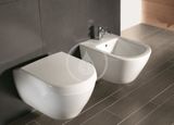 Villeroy &amp; Boch Subway 2.0 - Závesné kompaktné WC, DirectFlush, CeramicPlus, alpská biela