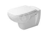 Geberit Kombifix - Modul na závesné WC s tlačidlom Sigma01, matný chróm + Duravit D-Code - WC a doska, Rimless, SoftClose