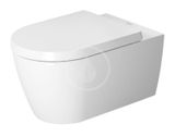 Geberit Kombifix - Modul na závesné WC s tlačidlom Sigma01, lesklý chróm + Duravit ME by Starck - WC a doska, Rimless, SoftClose