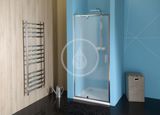 Polysan Easy Line - Sprchové dvere otočné 760-900 mm, sklo Brick