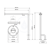 Sapho Kúpeľňové vybavenie - Oporné držadlo 800x850 mm, ľavé, nerezová