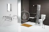 Sapho Kúpeľňové vybavenie - Oporné držadlo 800x850 mm, ľavé, nerezová