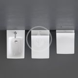 Duravit Viu - Závesné WC Compact, Rimless, DuraFix, s WonderGliss, alpská biela