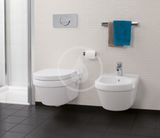 Villeroy &amp; Boch Architectura - Závesné WC, zadný odpad, DirectFlush, AntiBac, CeramicPlus, alpská biela