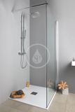 Sapho Sprchy - Sprchová súprava s termostatom, 250x250 mm, chróm