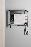 Sapho Kúrenie - Elektrický sušiak uterákov Elzor, 500x470 mm, 60 W, čierna mat