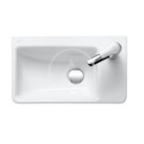 Laufen Pro S - Skrinka s umývadielkom, sifónom a bočnou policou vľavo, 480x280x690 mm, lesklá biela