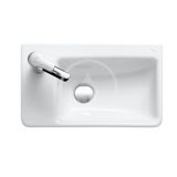 Laufen Pro S - Skrinka s umývadielkom, sifónom a bočnou policou vpravo, 480x280x690 mm, lesklá biela