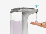 Simplehuman Kúpeľňové doplnky - Dávkovač tekutého mydla bezdotykový, 237 ml, biela