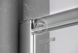 Gelco Sigma - Sprchové dvere Simply dvojdielne 1100 mm, Coated Glass, lesklý hliník/číre sklo