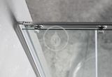 Gelco Sigma - Sprchové dvere Simply dvojdielne 1100 mm, Coated Glass, lesklý hliník/číre sklo