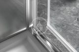 Gelco Sigma - Sprchové dvere Simply pivotové 800 mm, Coated Glass, lesklý hliník/číre sklo