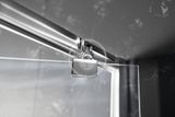 Gelco Sigma - Sprchová stena Simply pivotové 800 mm, Coated Glass, lesklý hliník/sklo Brick