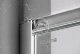Gelco Sigma - Sprchový kút Simply štvordielny 1000x1000 mm, Coated Glass, lesklý hliník/číre sklo