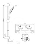 Ideal Standard CeraTherm - Sprchový set s termostatom, 3 prúdy, chróm