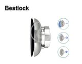 Compactor Bestlock - WC kefa s držiakom, plast/chróm