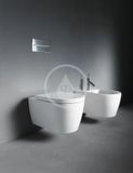 Duravit ME by Starck - Závesné WC, Rimless, s HygieneGlaze, biela/matná biela