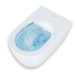 Duravit ME by Starck - Závesné WC s HygieneFlush, Rimless, HygieneGlaze, biela