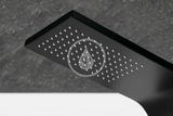 Sapho Sprchy - Sprchový panel Jacob s batériou, 200x1500 mm, matná čierna