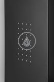 Sapho Sprchy - Sprchový panel Jacob s batériou, 200x1500 mm, matná čierna