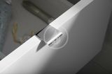 Sapho Pulse - Umývadlová skrinka rohová, 750x520x450 mm, ľavá, biela/antracit