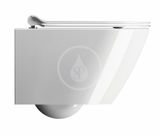 Sapho GSI Kube X - Závesné WC, Swirlflush, ExtraGlaze, biela