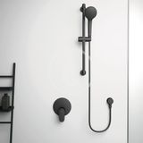 Ideal Standard Idealrain - Set sprchovej hlavice, tyče a hadice, čierna