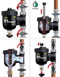 Fernox TF1 Compact Filter odstredivo-magnetický na ochranu kotla, s guľovými ventilmi 3/4&quot;