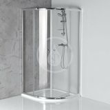 Aqualine Arleta - Sprchový kút 90x90 cm, chróm/číre sklo