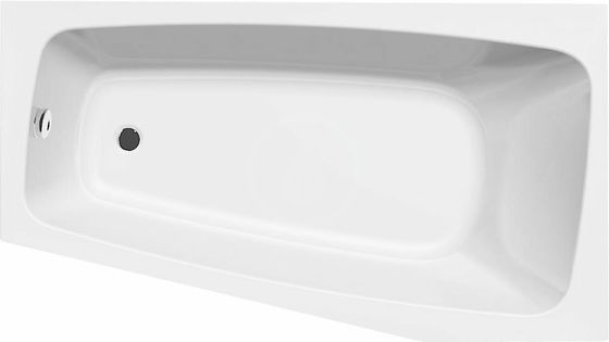 Aqualine Vane - Asymetrická vaňa Berounka, 1600x900x420 mm, pravá, biela