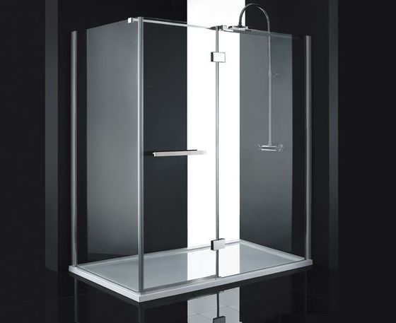 Aquatek Crystal R63 sprchovací kút 160x90cm, profil chróm, sklo číre, výška 200 cm