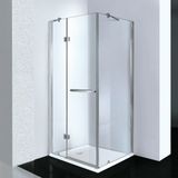 Aquatek Extra A3 sprchovací kút štvorcový 90x90cm, chróm, sklo číre