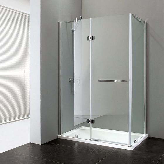 Aquatek Extra R23 sprchovací kút obdĺžnikový 120x80cm, chróm, sklo číre