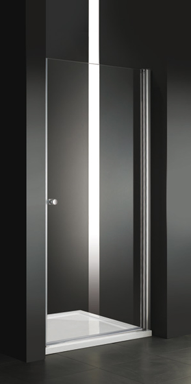 Aquatek Glass B1 čelné otváracie dvere 100cm, biele, sklo matné, výška 195cm