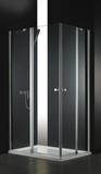 Aquatek Glass R14 sprchovací kút obdĺžnikový, 100x80cm, chróm, sklo číre