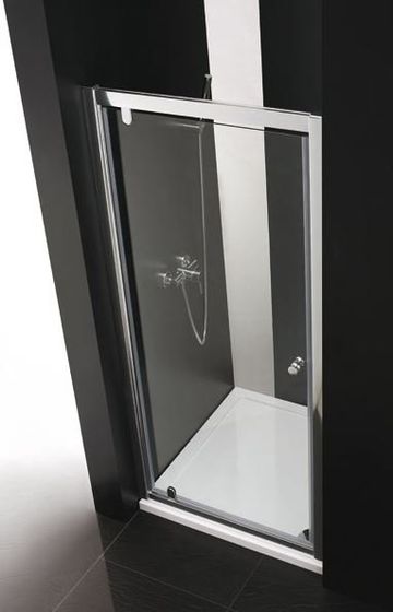 Aquatek Master B1 čelné otváracie dvere 80cm, profil chróm, sklo matné, výška 185cm