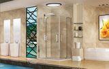 Aquatek Party R14 sprchovací kút obdĺžnikový, 100x80cm, chróm, sklo číre