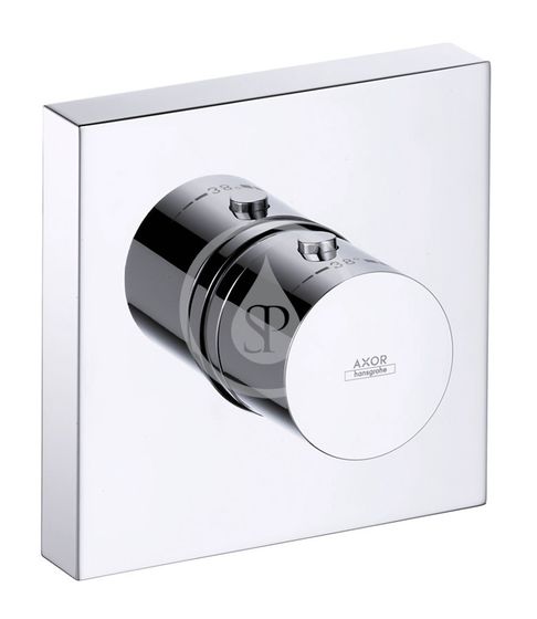 Axor ShowerCollection - Termostat pod omietku, 120 mm x 120 mm, chróm