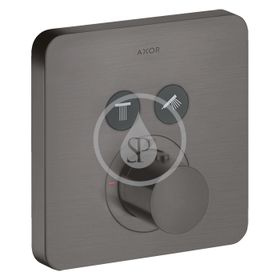 Axor ShowerSelect - Termostat pod omietku na 2 spotrebiče, kefovaný čierny chróm